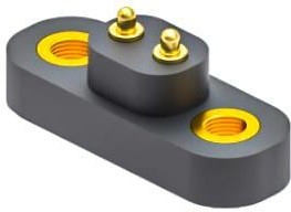 858-22-002-80-012101, Headers &amp; Wire Housings Spring-Loaded Header VertMt Sldrless 2Pi