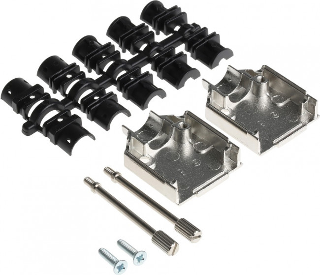 09670090348, D-Sub Backshells DSUB TOP ENTRY MET HOOD 9 POLE