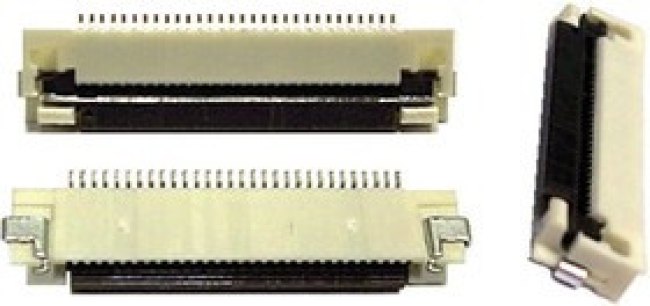 52892-1433, Easy-On, 52892 0.5mm Pitch 14 Way Right Angle Female FPC Connector, Bottom Contact 52892-1433, Easy-On, 52892 0.5mm Pitch 14 Way Right Angle Female FPC Connector, Bottom Contact