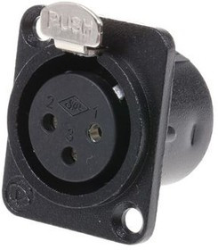 457942, XLR Connector, Socket, Straight, Panel Mount, 5 Poles