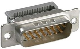 8225-6000, D-Sub Standard Connectors 25P OPEN COVER PLUG LOW PROFILE