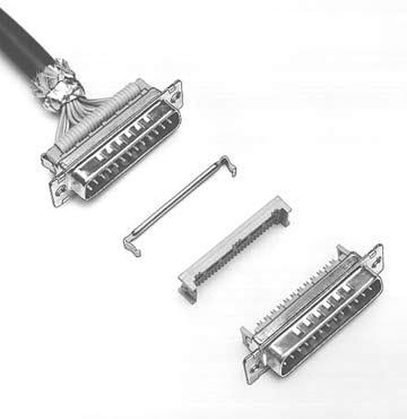 8225-6000, D-Sub Standard Connectors 25P OPEN COVER PLUG LOW PROFILE