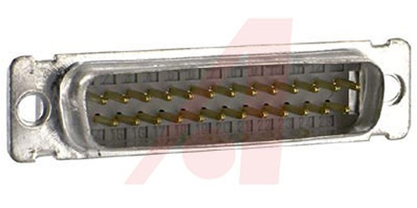 8225-6000, D-Sub Standard Connectors 25P OPEN COVER PLUG LOW PROFILE