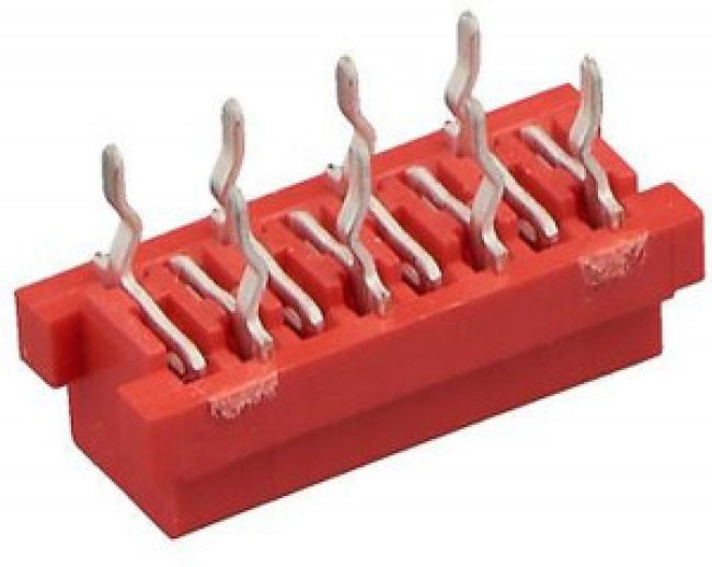 7-215079-8, Conn FFC Connector F 8 POS 2.54mm Solder ST Thru-Hole Box