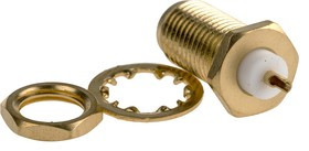 1-1478966-0, jack Panel Mount SMA Connector, 50, Solder Termination, Straight Body 1-1478966-0, jack Panel Mount SMA Connector, 50, Solder Termination, Straight Body