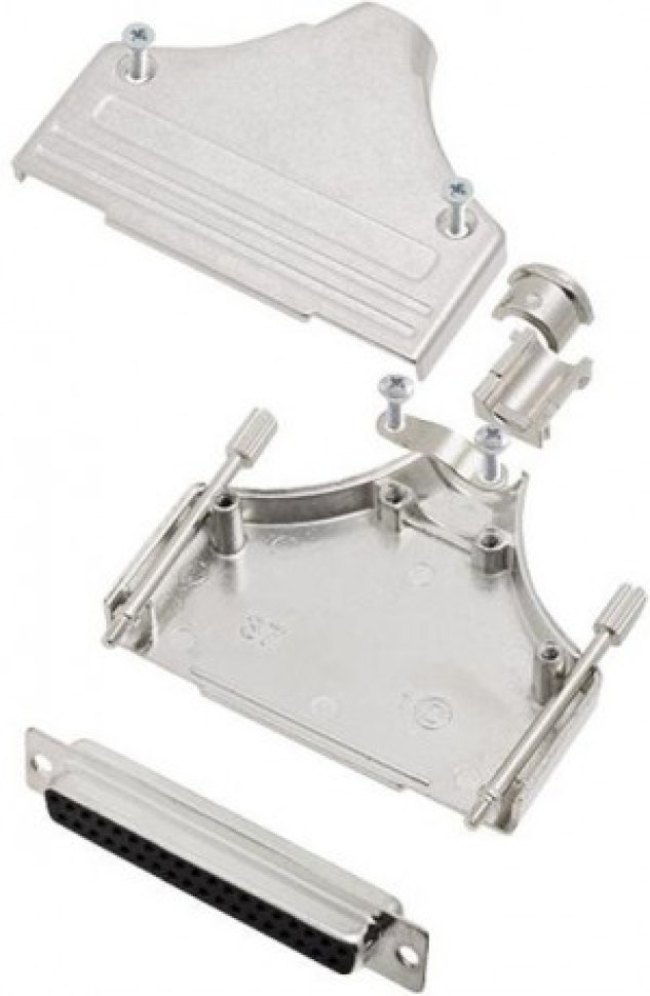 L17MHDM37+L77SDC37S, MHDM 37 Way Cable Mount D-sub Connector Socket