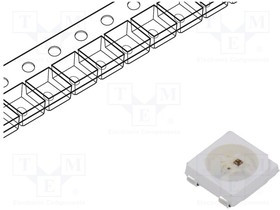 IN-PI55TATPRPGPB, Programmable LED; SMD; 5050,PLCC4; RGB; 5x5x1.6mm; 4.5?5.5V; 12mA