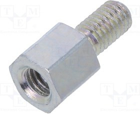 TFM-M3X5/DR223, Дистанцирующая стойка с резьбой, 5мм, Внутр.резьба: M3, сталь
