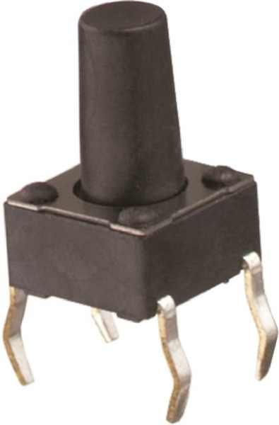 430186043716, Тактильная кнопка, WS-TATV, Top Actuated, Сквозное Отверстие, Round Button, 160 гс 430186043716, Тактильная кнопка, WS-TATV, Top Actuated, Сквозное Отверстие, Round Button, 160 гс