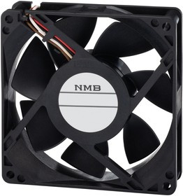 09225VE-24L-CU-02, Осевой Вентилятор, 24 В, Square, 92 мм, 25 мм, Шарикоподшипник, 63.6 фут³/мин