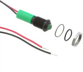 Q8P3BXXG24E, LED Panel Mount Indicators LED INDICATOR 8MM