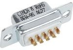 DA15P, Conn D-Sub PIN 15 POS Solder Cup ST Panel Mount 15 Terminal 1 Port