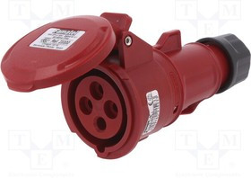 FAM-23300, Разъем: питания AC, трехфазный, гнездо, "мама", 16А, 380/415AC