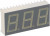 BA56-11SRWA, Индикатор красный, 14.2мм 3х7, 24мКд общий анод