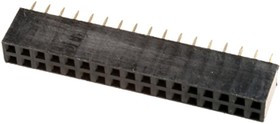 ZL262-34DG, Гнездо штыревое "мама" PIN 34 прямой 2,54мм THT 2x17 ZL262-34DG, Гнездо штыревое "мама" PIN 34 прямой 2,54мм THT 2x17