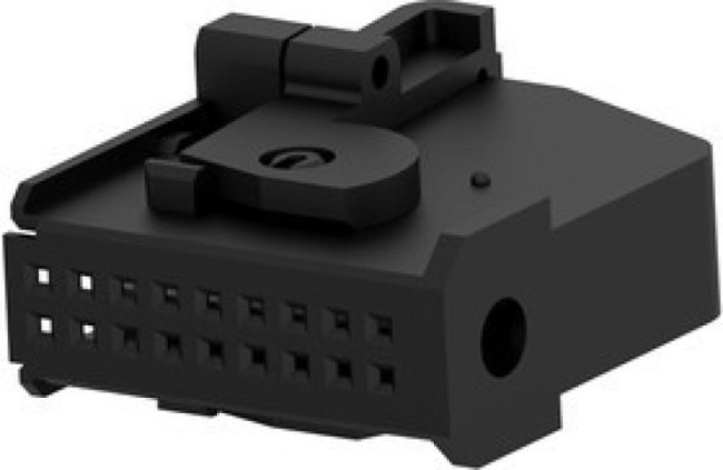 1-963616-1, Аксессуар разъема, Shield, AMP MQS Series 18 Position Automotive Connector Housings, MQS