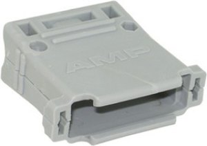 5745134-1, Amplimite HD-20 Series Thermoplastic Right Angle, Straight D Sub Backshell, 25 Way 5745134-1, Amplimite HD-20 Series Thermoplastic Right Angle, Straight D Sub Backshell, 25 Way