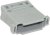 5745134-1, Amplimite HD-20 Series Thermoplastic Right Angle, Straight D Sub Backshell, 25 Way 5745134-1, Amplimite HD-20 Series Thermoplastic Right Angle, Straight D Sub Backshell, 25 Way