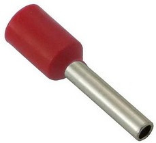 НШВИ 1.0-8, Наконечник штыревой втулочный изолированный одинарный "КВТ", сечение 1 мм2