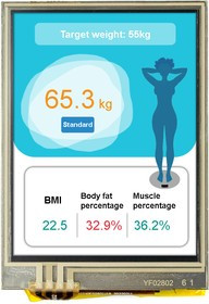 DMG3224F028_02WTR DWIN Дисплей HMI 2.8" 320*240 COF DMG3224F028_02WTR DWIN Дисплей HMI 2.8" 320*240 COF