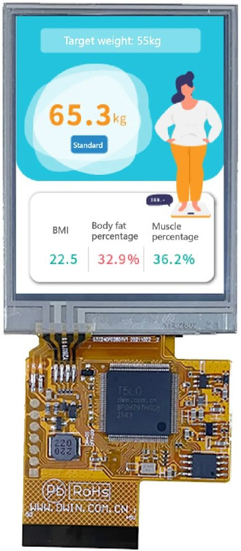 DMG3224F028_02WTR DWIN Дисплей HMI 2.8" 320*240 COF DMG3224F028_02WTR DWIN Дисплей HMI 2.8" 320*240 COF