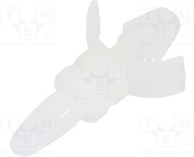 DR8G813V40361, Дистанцирующая стойка на плату, полиамид, Дл 6,4мм, на защелки