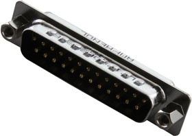 L717SDB25PVF, D SUB CONN, PLUG, DB, 25POS, SOLDER CUP