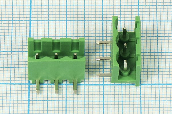 Клеммник наборный, контакты 3P5, плат угловой, 2EDGR-5,08-03P14-