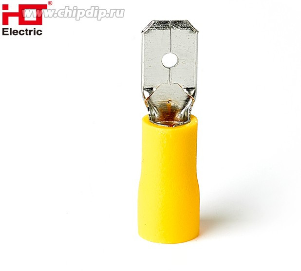 084-03-12, Разъем изолированный Рпи-п 5-6-0.8 желтый (уп./100 шт) HLT 084-03-12, Разъем изолированный Рпи-п 5-6-0.8 желтый (уп./100 шт) HLT