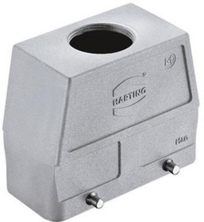 19628160427, Heavy Duty Power Connectors METAL HOOD HAN 16B 2 LVR LCKING