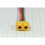 Разъем питания DC розетка , 2L, L-10см, на кабель, XT-60F