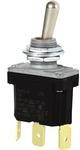 31NT91-3, Toggle Switches 1 Pole 2 Position Standard Lever QC