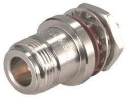 22_N-50-0-2/133_NE, RF Connectors / Coaxial Connectors N straight bulkhead receptacle jack(f)
