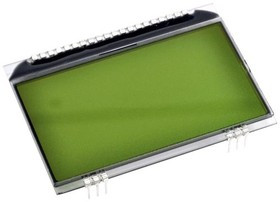 EA DOGL128L-6, Дисплей: LCD, графический, 128x64, STN Positive, желто-зеленый