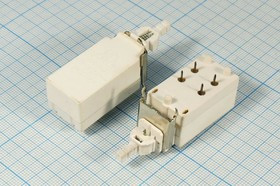 Переключатель кнопочный модульный ( с фиксацией) 220В/10А; №2907 ПКнTV\220\10\ON- OFF\\\4P\KDC-A14-1\