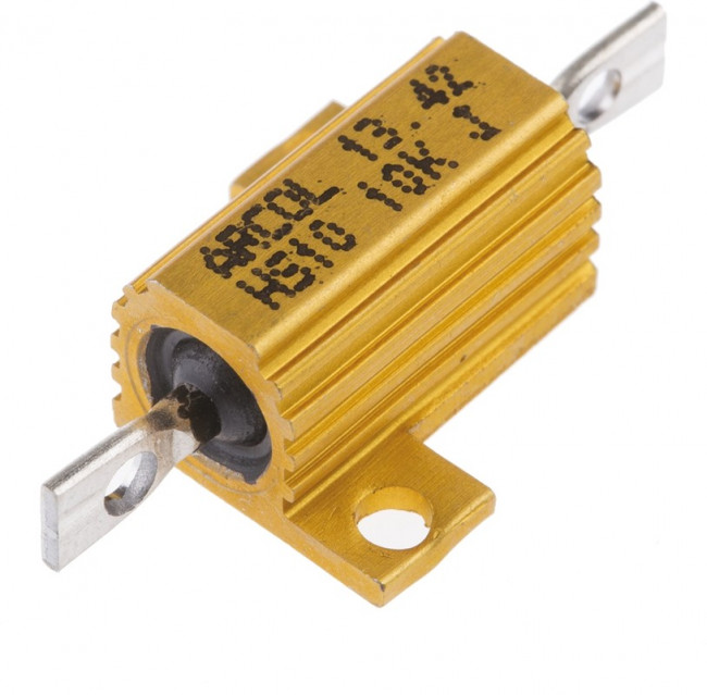 HS10 10K J, Резистор, с осевыми выводами, 10 кОм, Серия HS, 10 Вт, ± 5%, Лепесток для Пайки, 160 В