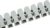 0 342 31, Non-Fused Terminal Block, 12-Way, 25A, 6 mm² Wire, Screw Down Termination