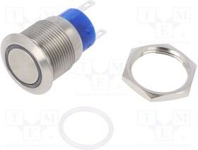 ATP19-SL1-324-B0SE-03Q, Pushbutton Switches 19mm Anti-vandal Sealed Pushbutton Switch