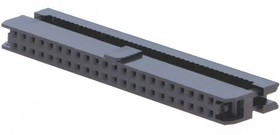 T826144A100CEU, Вилка, IDC, "мама", PIN: 44, IDC, на шлейф, 1мм, gold flash