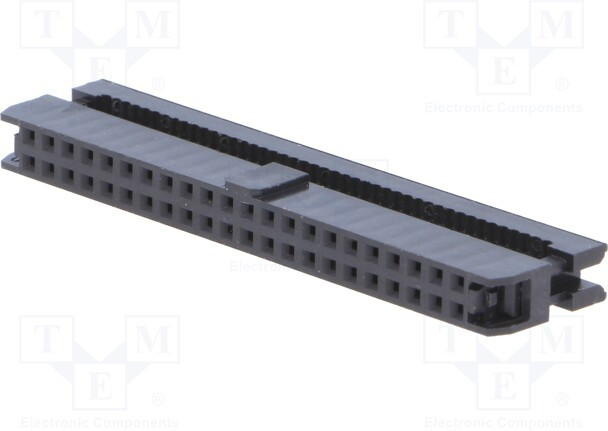 T826144A100CEU, Вилка, IDC, "мама", PIN: 44, IDC, на шлейф, 1мм, gold flash