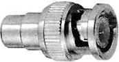 HYR-0146 (BNC-7056) (GB-146) (BNCP-RCAJ), Переходник, BNC штекер - RCA гнездо