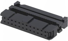 T812-1-24, Вилка; IDC; "мама"; PIN: 24; IDC; на шлейф; 1,27мм; позолота