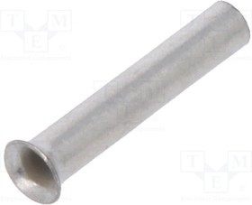 TUL-NI-00307, Наконечник: втулка; неизолированный; медь; 0,34мм2; 7мм; луженые