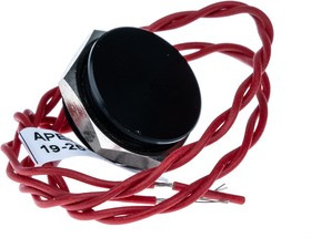 PBAT5AF2000, Piezo Switch, Momentary, Pulse, SPST, IP68, Through Hole, 200 mA @ 24 V dc, -40 +75°C