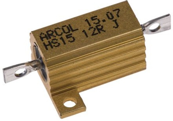 HS1512RJ, Wirewound Resistor 15W, 12Ohm, 5%