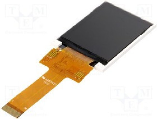 DEM128160CTMH-PW-N, Дисплей TFT, 1,8", 128x160, Подсвет СИД, 1,65-3,3ВDC, 300кд/м2