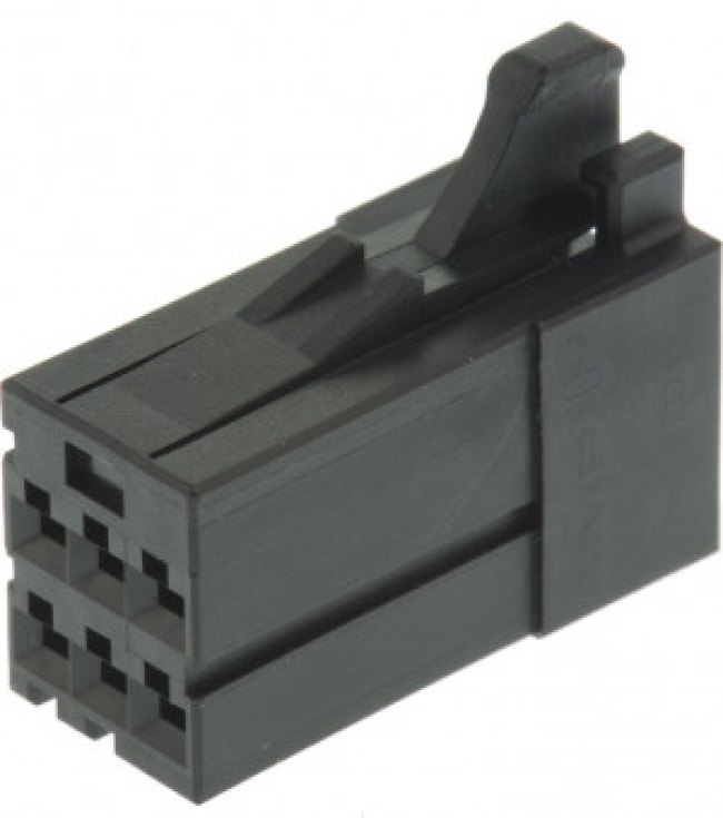 1-1318119-3, Dynamic 2000 Female Connector Housing, 2.5mm Pitch, 6 Way, 2 Row 1-1318119-3, Dynamic 2000 Female Connector Housing, 2.5mm Pitch, 6 Way, 2 Row