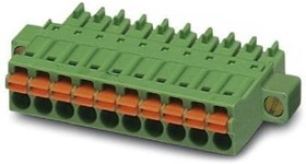 1966101, Pluggable Terminal Blocks 3 Pos 3.5mm pitch Plug 24-16AWG Spring