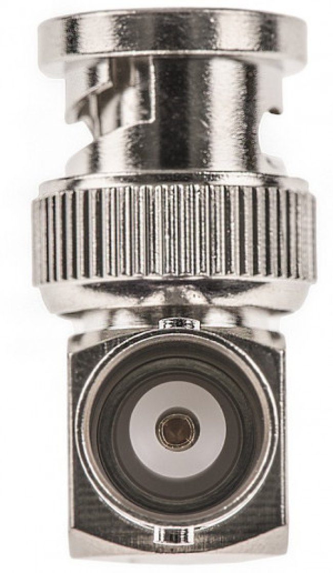 B5072A1ND3G50, Соединитель, гнездо BNC,вилка BNC, угловой 90°, 50Ом, позолота