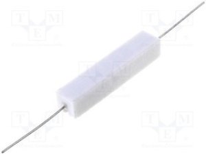 AX10W-12R, Резистор: проволочный, керамический, THT, 12Ом, 10Вт, ±5%